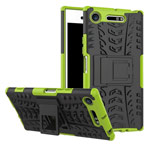 Чехол Yotrix Shockproof case для Sony Xperia XZ1 (зеленый, пластиковый)