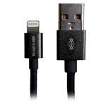 USB-кабель X-Doria Defense Cable (Lightning, черный, 20 см, MFi)