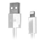 USB-кабель X-Doria Fuse X Lightning Cable (белый, 1 м, Lightning, MFi)