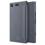 Чехол Nillkin Sparkle Leather Case для Sony Xperia XZ1 compact (темно-серый, винилискожа)