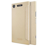 Чехол Nillkin Sparkle Leather Case для Sony Xperia XZ1 (золотистый, винилискожа)