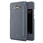 Чехол Nillkin Sparkle Leather Case для Huawei Mate 10 (темно-серый, винилискожа)