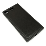 Чехол Yotrix SnapCase для Sony Xperia XZ1 compact (черный, кожаный)