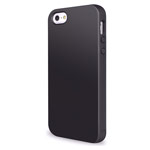 Чехол Yotrix LiquidSilicone для Apple iPhone SE (черный, гелевый)