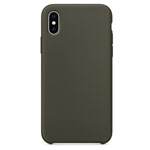 Чехол Yotrix LiquidSilicone для Apple iPhone X (хаки, гелевый)