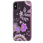 Чехол Devia Crystal Bloosom для Apple iPhone X (Rose Gold, гелевый)