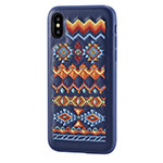 Чехол Devia Flower Embroidery для Apple iPhone X (Bohemian, кожаный)