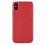 Чехол Vouni Cheerful case для Apple iPhone X (красный, пластиковый)