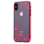 Чехол Vouni Shining case для Apple iPhone X (красный, пластиковый)