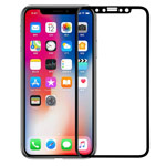 Защитная пленка Vouni 3D Full Screen Tempered Glass для Apple iPhone X (черная, стеклянная, 0.18 мм, двухсторонняя)