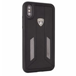 Чехол Lamborghini Huracan D6 для Apple iPhone X (черный, кожаный)