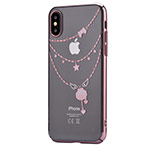 Чехол Devia Crystal Shell для Apple iPhone X (Rose Gold, пластиковый)