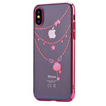 Чехол Devia Crystal Shell для Apple iPhone X (Red, пластиковый)