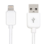 USB-кабель Dexim USB Lightning cable для Apple iPhone 5/iPad 4/iPad mini/iPod touch 5/iPod nano 7 (белый, Lightning)