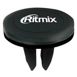 Автомобильный держатель Ritmix Magnet Holder RCH-005V универсальный (черный, магнитный)