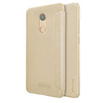 Чехол Nillkin Sparkle Leather Case для Xiaomi Redmi 5 plus (золотистый, винилискожа)
