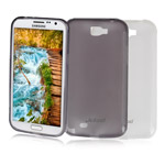 Чехол Jekod Soft case для Samsung Galaxy Note 2 N7100 (белый, гелевый)