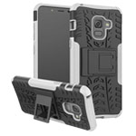 Чехол Yotrix Shockproof case для Samsung Galaxy A8 2018 (белый, пластиковый)