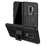 Чехол Yotrix Shockproof case для Samsung Galaxy S9 plus (черный, пластиковый)