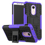 Чехол Yotrix Shockproof case для Xiaomi Redmi 5 (фиолетовый, пластиковый)