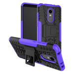 Чехол Yotrix Shockproof case для Xiaomi Redmi 5 plus (фиолетовый, пластиковый)