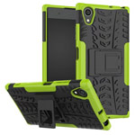 Чехол Yotrix Shockproof case для Sony Xperia XA1 plus (зеленый, пластиковый)
