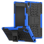 Чехол Yotrix Shockproof case для Sony Xperia XA1 plus (синий, пластиковый)