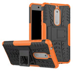 Чехол Yotrix Shockproof case для Nokia 5 (оранжевый, пластиковый)