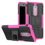 Чехол Yotrix Shockproof case для Nokia 5 (розовый, пластиковый)