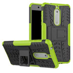 Чехол Yotrix Shockproof case для Nokia 5 (зеленый, пластиковый)