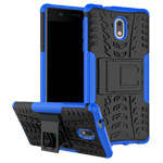 Чехол Yotrix Shockproof case для Nokia 3 (синий, пластиковый)