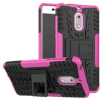 Чехол Yotrix Shockproof case для Nokia 6 (розовый, пластиковый)