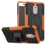 Чехол Yotrix Shockproof case для Nokia 6 (оранжевый, пластиковый)