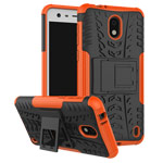 Чехол Yotrix Shockproof case для Nokia 2 (оранжевый, пластиковый)