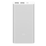 Внешняя батарея Xiaomi Mi Power Bank 2S универсальная (10000 mAh, серебристая, алюминиевая, 2xUSB, Fast Charge)