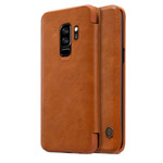 Чехол Nillkin Qin leather case для Samsung Galaxy S9 plus (коричневый, кожаный)