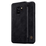Чехол Nillkin Qin leather case для Samsung Galaxy S9 (черный, кожаный)