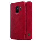 Чехол Nillkin Qin leather case для Samsung Galaxy S9 (красный, кожаный)