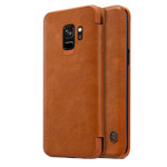 Чехол Nillkin Qin leather case для Samsung Galaxy S9 (коричневый, кожаный)