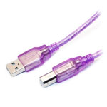USB-кабель HP Hi-Speed Cable универсальный (USB A-B, USB 2.0, 1.8 метра, фиолетовый)