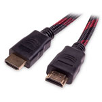 HDMI-кабель iPower HDMI Cable универсальный (ver.1.4, 3 метра, армированный, черный)