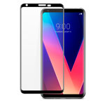 Защитная пленка Yotrix 3D Glass Protector для LG V30 (стеклянная, черная)