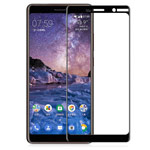 Защитная пленка Yotrix 3D Glass Protector для Nokia 7 plus (стеклянная, черная)