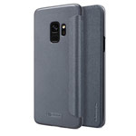 Чехол Nillkin Sparkle Leather Case для Samsung Galaxy S9 (темно-серый, винилискожа)