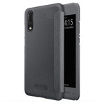 Чехол Nillkin Sparkle Leather Case для Huawei P20 (темно-серый, винилискожа)