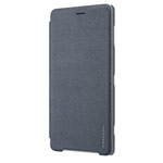 Чехол Nillkin Sparkle Leather Case для Sony Xperia XZ2 (темно-серый, винилискожа)