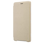 Чехол Nillkin Sparkle Leather Case для Sony Xperia XZ2 (золотистый, винилискожа)