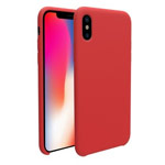 Чехол Nillkin Flex Pure case для Apple iPhone X (красный, гелевый)