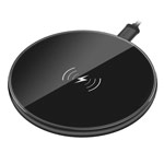 Беспроводное зарядное устройство Devia Aurora Wireless Charger (Fast Charge, черное, стандарт QI)