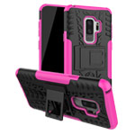 Чехол Yotrix Shockproof case для Samsung Galaxy S9 plus (розовый, пластиковый)